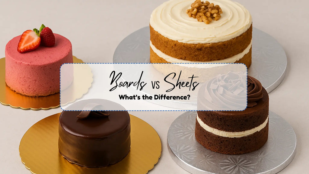 Cake Boards vs. Cake Sheets: What’s the Difference?