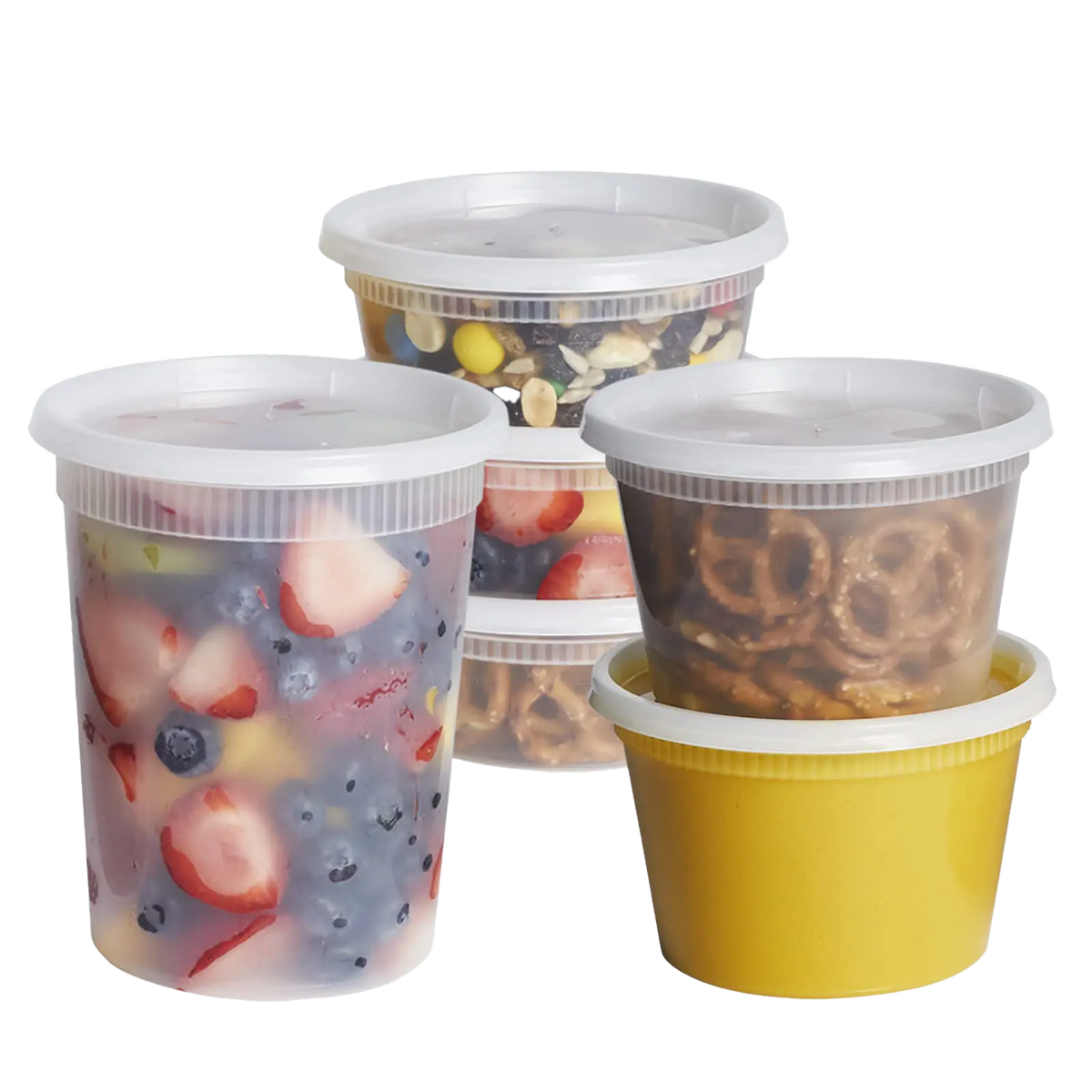 Plastic Hinged Takeout Containers for Bakeries & Restaurants Mega Store