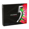 5 Gum - Flood Sour Strawberry Sugar Free Gum 15 Sticks - 10 Packs