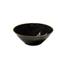 Black Plastic Bowls With Gold Rim 6 Oz - 10/Pack