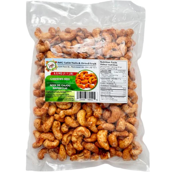 BBQ Cashews Whole - 500 g