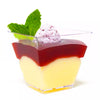 Clear Plastic Small Square dessert Cups 