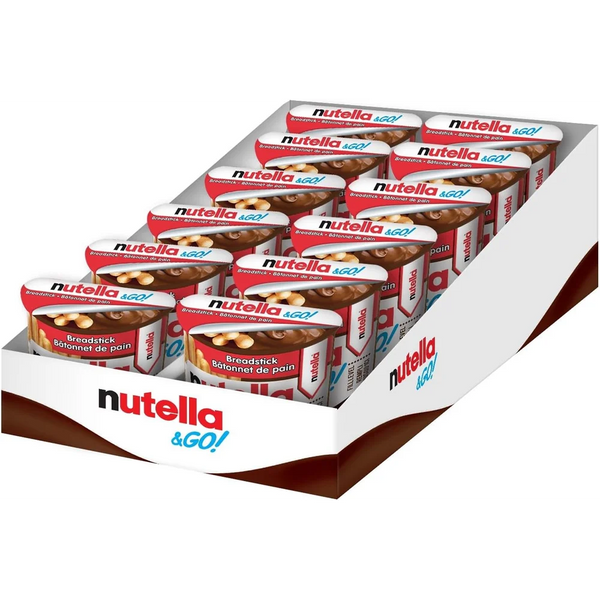 Ferrero - Nutella & Go Hazelnut Spread & Breadsticks - 12 x 52g