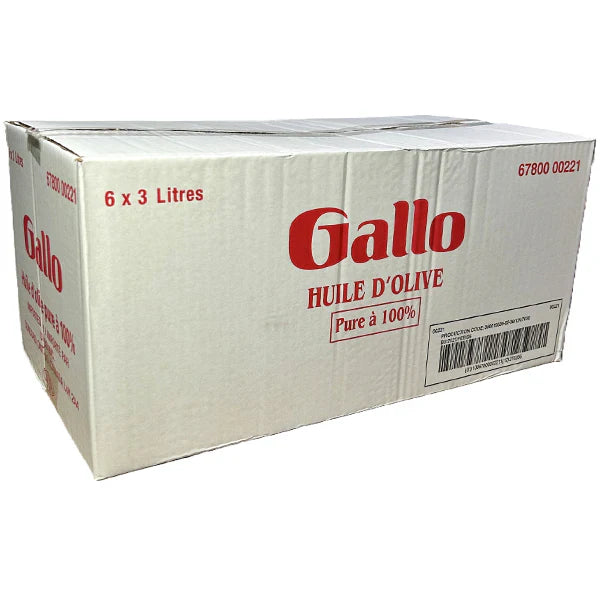 Gallo - Pure Olive Oil - 6 x 3 L