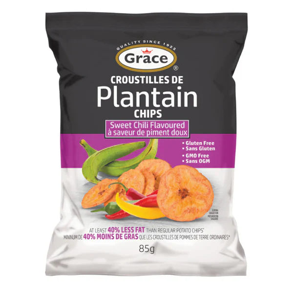 Grace - Sweet Chili Plantain Chips - 24 x 85g