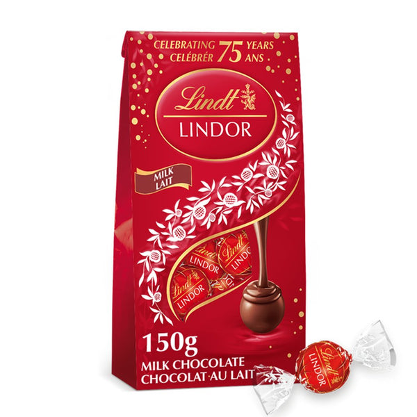 Lindt - Lindor Milk Chocolate Truffles Bags - 18 x 150g