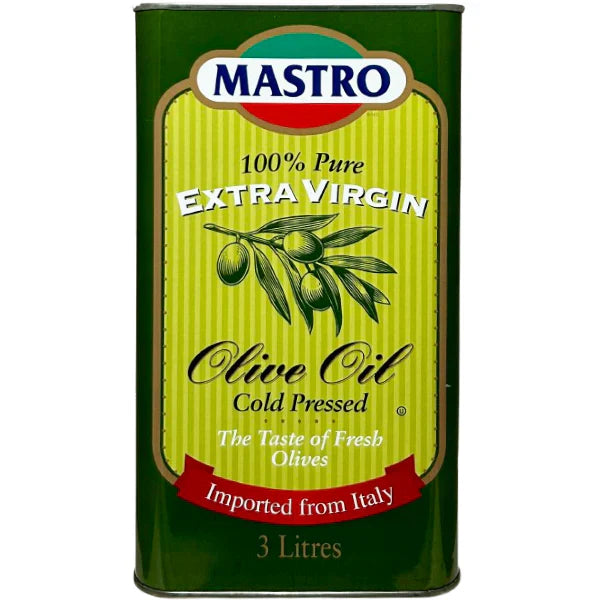 Mastro - Extra Virgin Olive Oil - 4 x 3 L