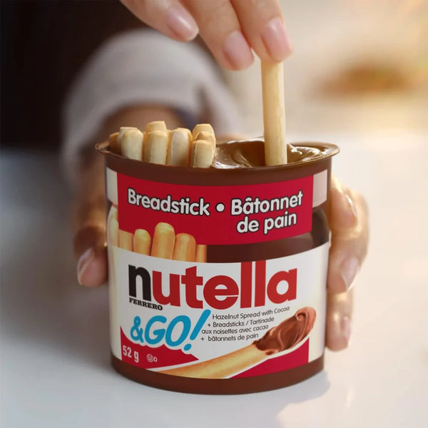 Ferrero - Nutella & Go Hazelnut Spread & Breadsticks - 12 x 52g
