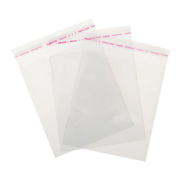 Hypax - Resalable Poly Bags With Strip 6" x 6.75" - 500 / Case