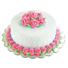 silver scalloped cake sheets