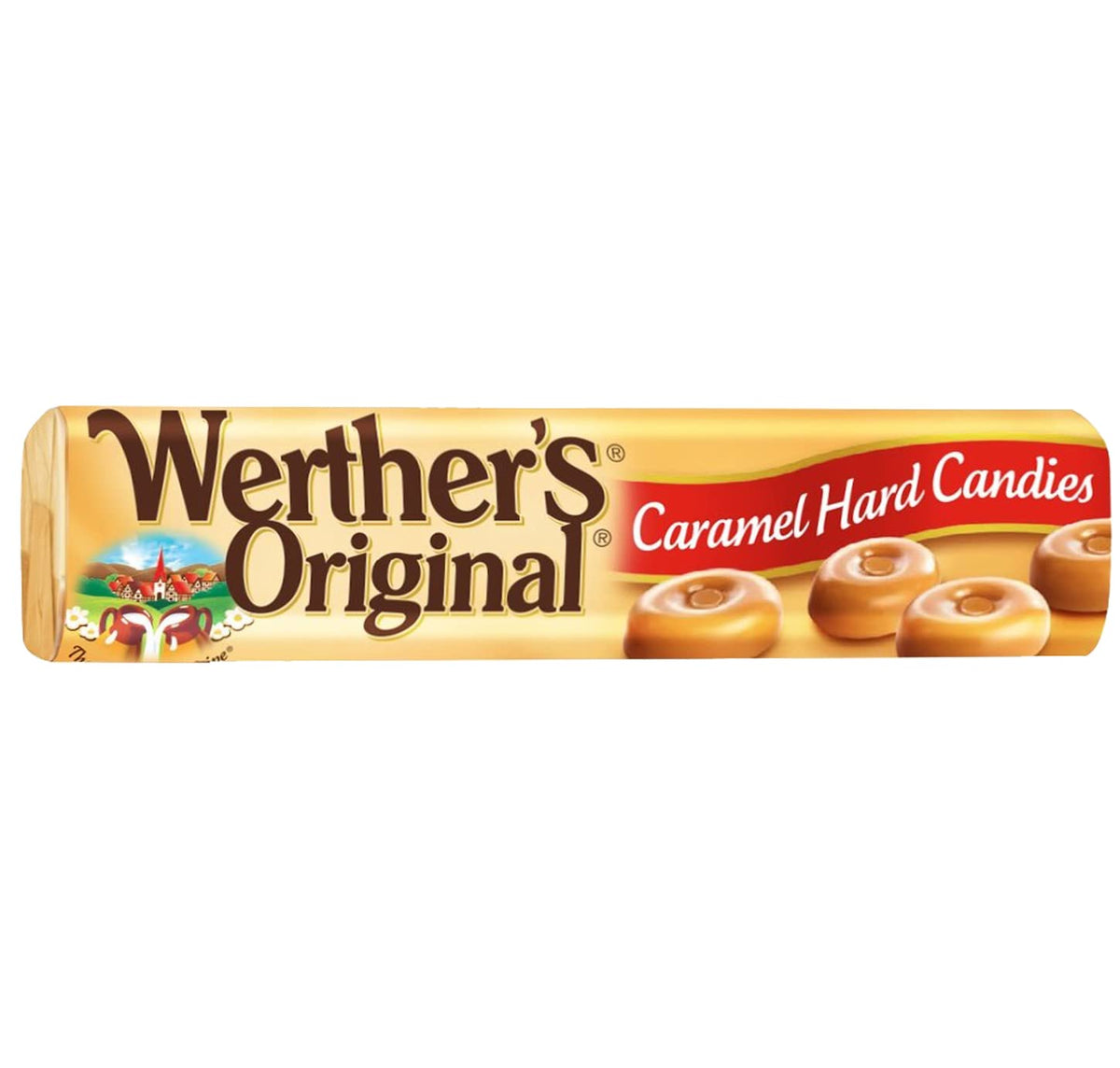 Werther's Original Caramel Hard Candy Rolls 12 x 50g, Wholesale Candy ...