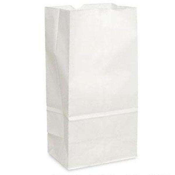 Atlantic - #12 - 12 Lbs White Paper Bag - 500/Pack - Megastore
