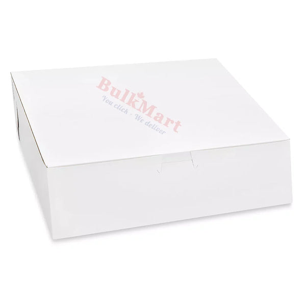 Cake Box 12" x 12" x 3" White - 100/Pack