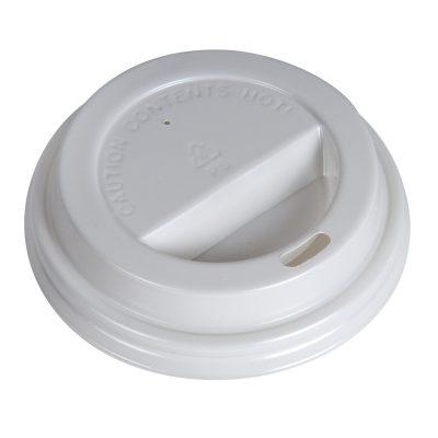 E2E - 4 Oz - Dome Sip Lids White - 50/Pack - Megastore