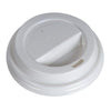 E2E - 8 Oz - 80mm Dome Sip Lids White - 50 / Sleeve - Megastore
