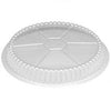 Ecopax - L7 - 7" Round Clear Plastic Dome Lid for 7" Foil Container - 500/Case - Megastore