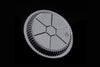 Ecopax - L8 - 8" Round Clear Plastic Dome Lid for 8" Foil Container - 500/Case - Megastore