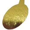 Enjay - 0.045" Thick Gold Oval Single Serve Dessert Board With Tab - 500/Case - Megastore
