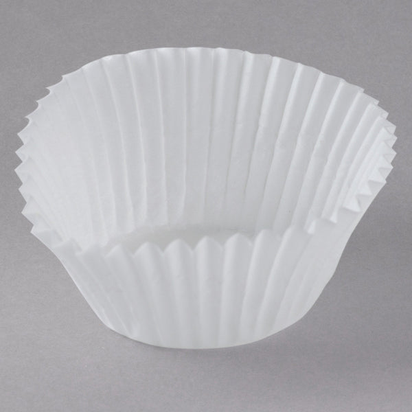 Enjay - 1.25" x 7/8" x 3" White Mini Baking Cup - 20 x 500Pcs/Case - Megastore