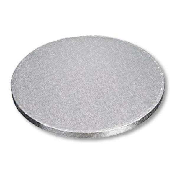 Enjay - 16" Round x 1/4" Thick Silver Cake Board - 24/Case - Megastore