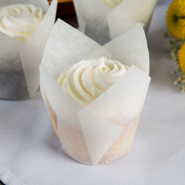 Enjay - 2" x 6.25" White Paper Tulip Cup - 10 x 100pcs/Case - Megastore