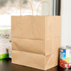 Friends - Kraft 8x5x11 Paper Bag With Handle- 200/Pack - Megastore