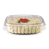 Genpak - Ad24 - 24 Oz Clear Hinged Deli Container - 100/Pack - Megastore
