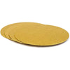 round gold thin cake boards