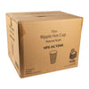 Hy Pax - 10 Oz Kraft Ripple Hot Paper Cup Nature Color - 1000/Case - Megastore