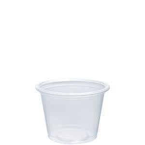 MC - 1 Oz Plastic Portion Cup Translucent - 100/Pack - Megastore