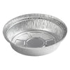 MC - 7" Round Heavy Aluminum Foil Takeout Container - 500/Case - Megastore