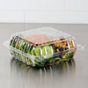 MC - 9" Clear Plastic Hinged Lid Container - 200/Case - Megastore