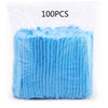 MC - Disposable Bouffant Cap Hair Net Blue Non-Woven - 100 / Pack - Megastore