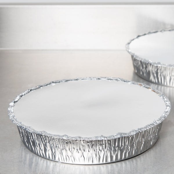 MC - Foil Laminated Board Lid for 7" Round Aluminum Containers - 500/Case - Megastore