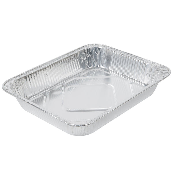 MC - Half Size Medium Aluminum Steam Table Pan - 100/Case - Megastore