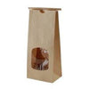 McCall's - 1/2 Lb. Kraft Paper Bag With Window & Tin Tie Closure - 25/Pack - Megastore
