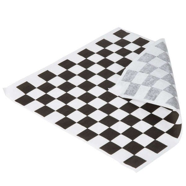MPC - 12" x 12" Black Checker Paper - 1000 / Pack - Megastore