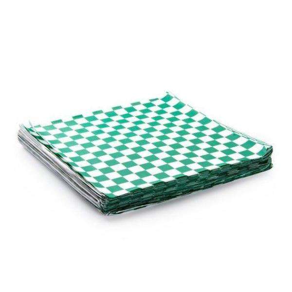 MPC - 12" x 12" Green Checker Paper - 1000 / Pack - Megastore