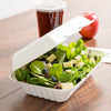 New-Wave - 9" x 6" x 3" Sugarcane & Bamboo Bagasse Container - 50/Sleeve - Megastore