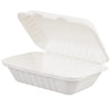 New-Wave - 9" x 6" x 3" Sugarcane & Bamboo Bagasse Container - 50/Sleeve - Megastore