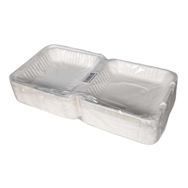 New-Wave - 9" x 9" Sugarcane & Bamboo Bagasse Container - 50/Sleeve - Megastore