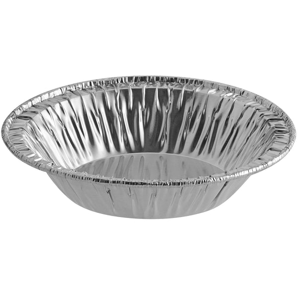 Penny Plate - 4" x 1/4" Round Aluminum Foil Tart Pan Medium - 250/Pack - Megastore