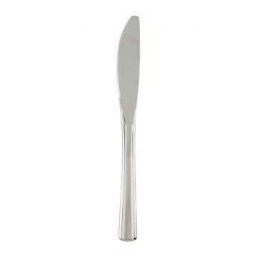 Sabert - Silver Look Plastic Knives - 50/Pack - Megastore