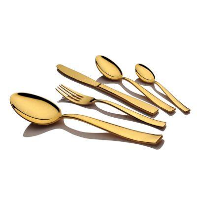 Stellar - Gold Look Premium Plastic Tea Spoon - 20/Pack - Megastore