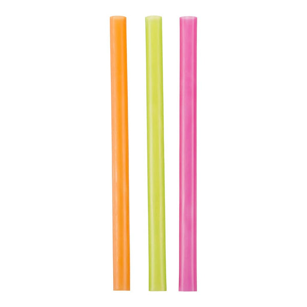 Stone - 10" Bubble Tea Straw Mixed Neon Unwrapped - 600 / Box - Megastore