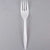 Vintage - Plastic Fork Medium Weight White - 1000/Case - Megastore