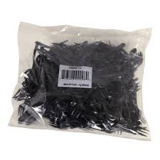 Yeseco - Mini Black PP Fork 88MM - 250/Pack - Megastore