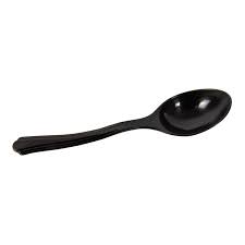 Yeseco - Mini Black PP Spoon 88MM - 250/Pack - Megastore