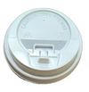 E2E - 10-24 Oz - 90mm Latch Dome Sip Lids White - 20 x 50/Case