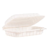 DURA - 9" x 6" x 3" MFPP Microwavable Take Out Container White - 200/Case - Mega Store